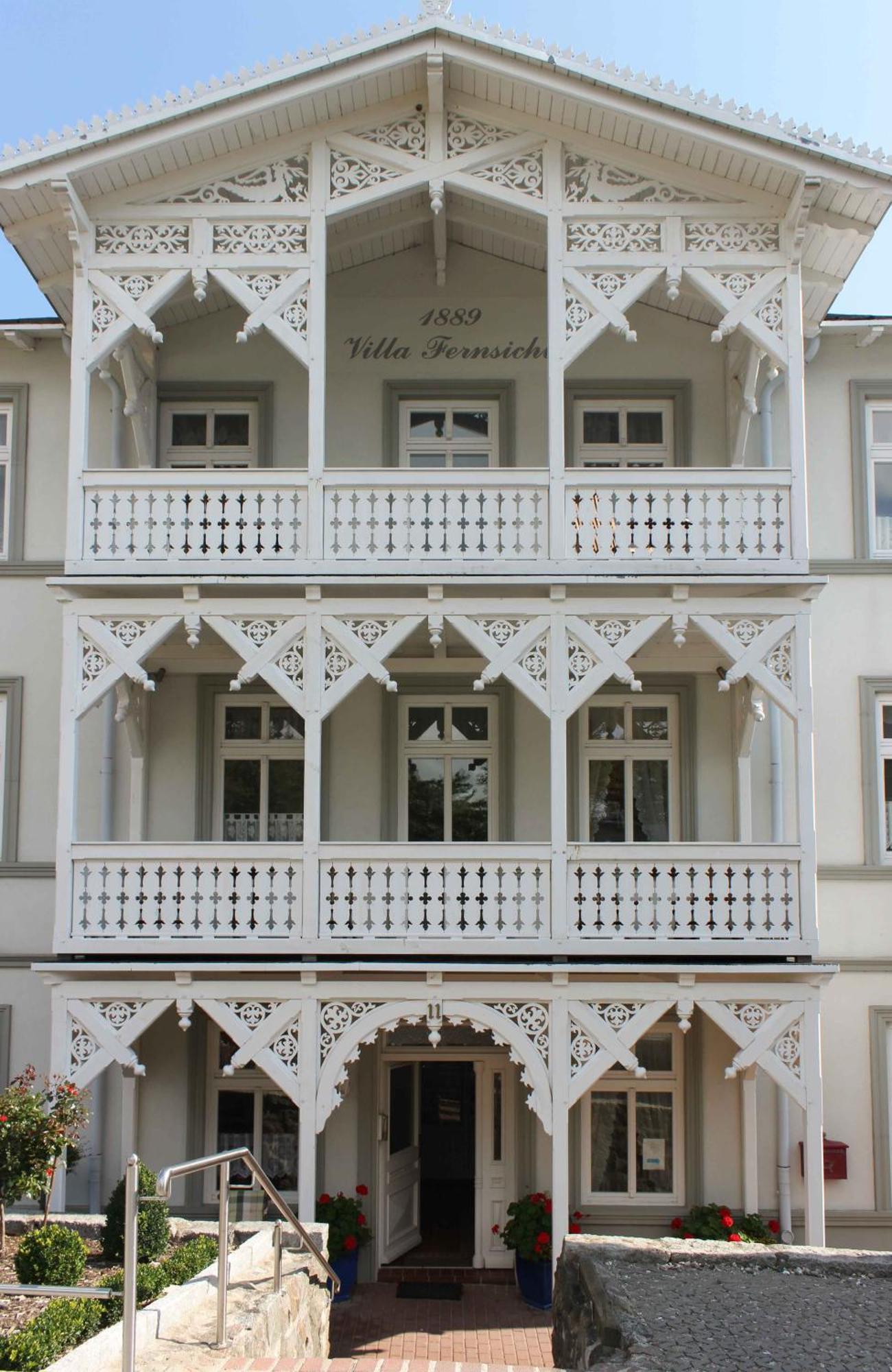 Villa Fernsicht - Wohnung Nr 1 - Mit Meerblick Sassnitz Zewnętrze zdjęcie