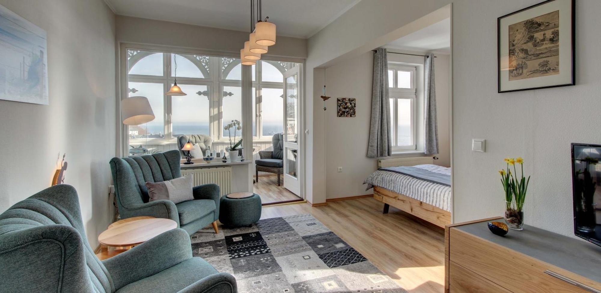 Villa Fernsicht - Wohnung Nr 1 - Mit Meerblick Sassnitz Zewnętrze zdjęcie